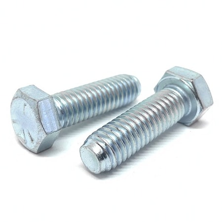 Boltsandnuts.Com Grade 5, 5/8"-11 Hex Head Cap Screw, Zinc Plated Steel, 1-1/2 in L, 20 PK 62C150HCS5Z-20